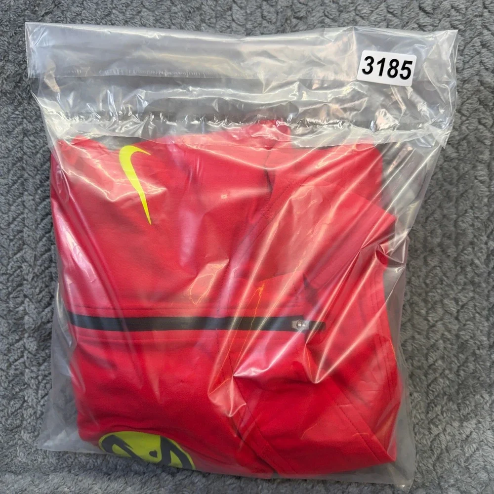 NWT Nike NBA Atlanta Hawks Quarter Zip Men XXLT Red Dri-FIT Performance Pullover